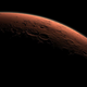 A spectacular view of Mars.